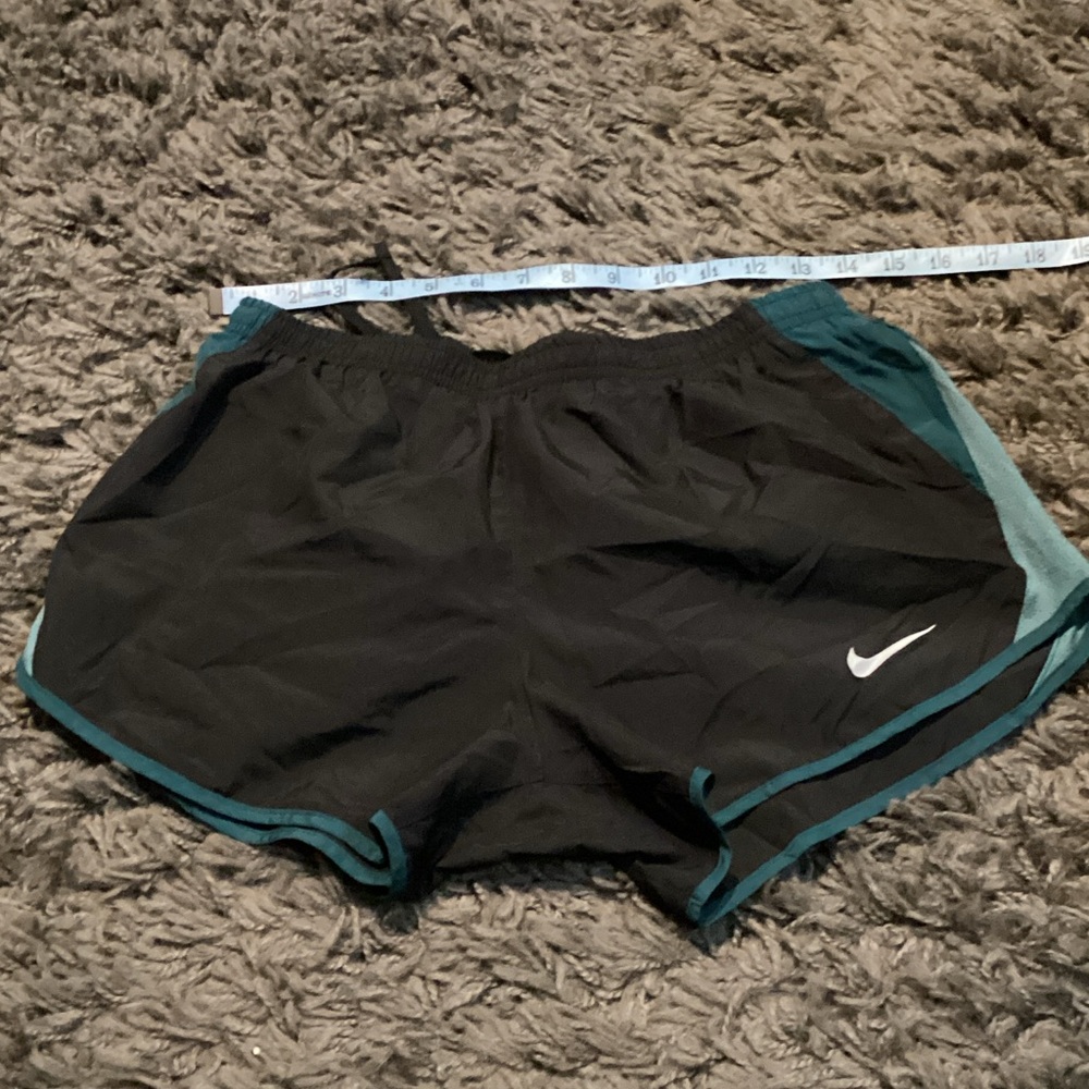 Nike Women's Athletic Shorts in Black and Teal